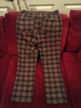 Sanctuary Men’s Plaid Chinos in Brown and Black